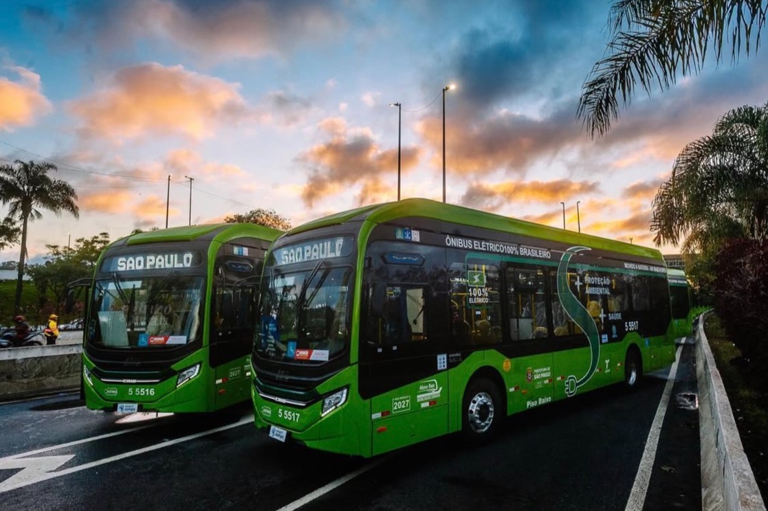 São Paulo apuesta por los autobuses eléctricos