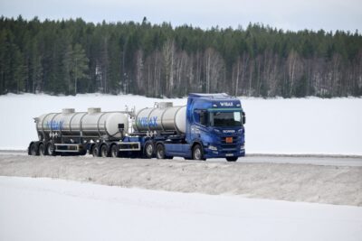 Camiones eléctricos Scania Wibax de Suecia