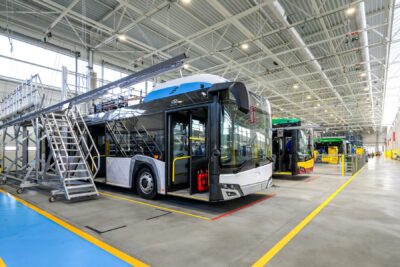 Planta de producción de autobuses Solaris en Sroda Wielkopolska