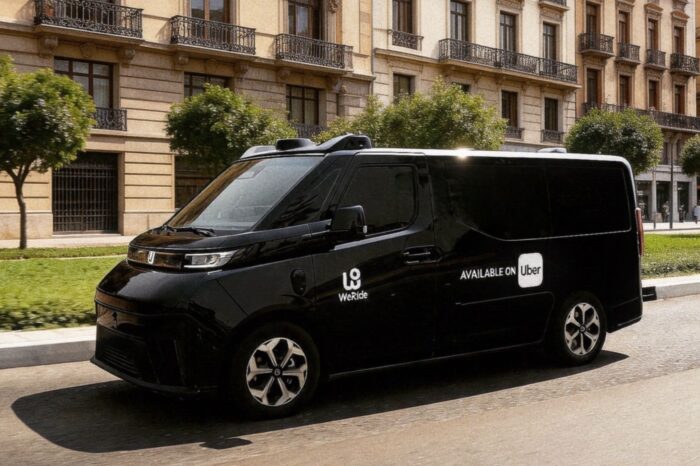 Weride gxr robotaxi uber madrid spanien