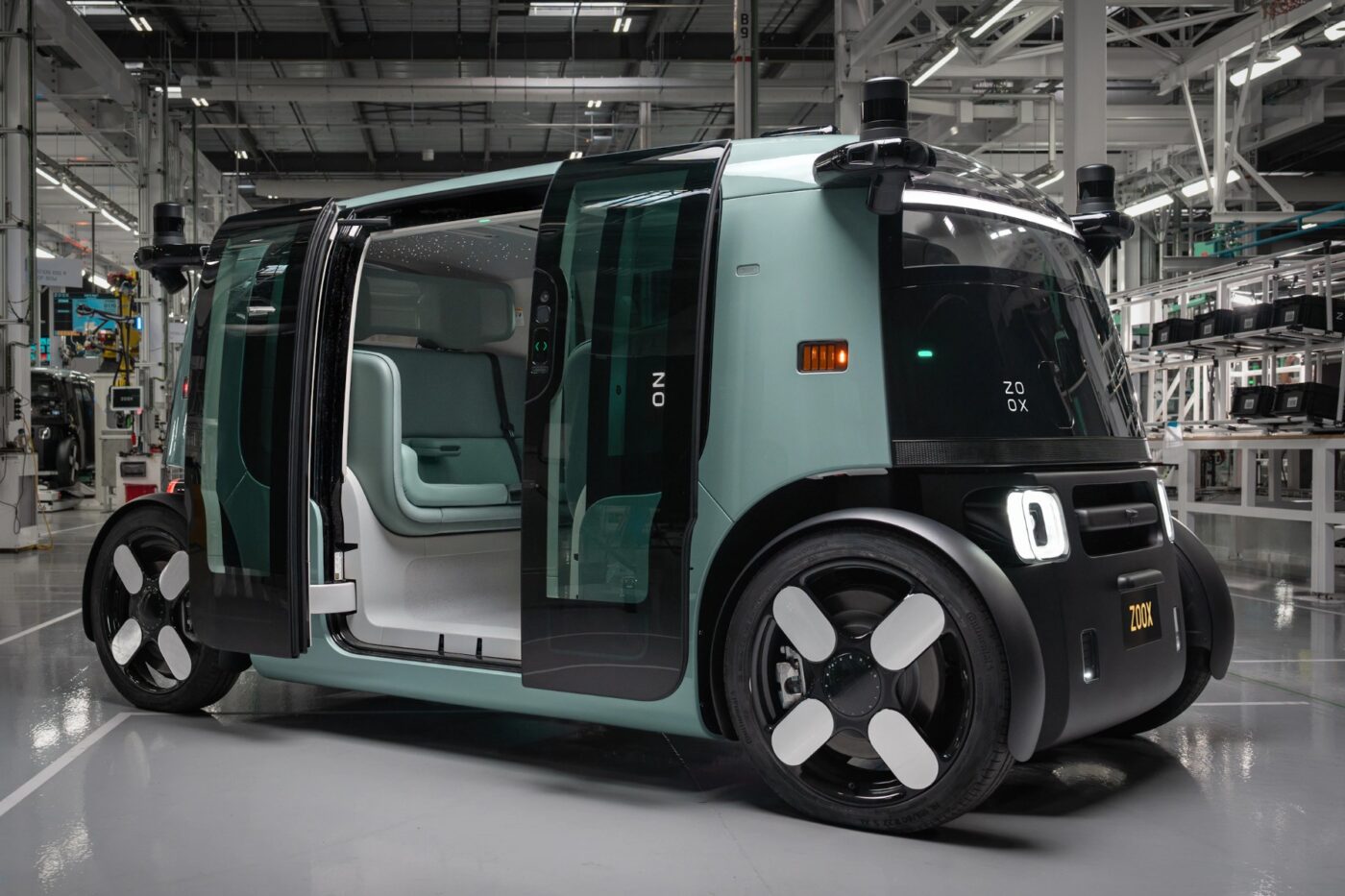 Zoox robotaxi facelift produktion