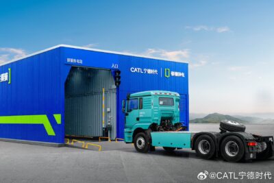 Catl lkw batterietauschstation