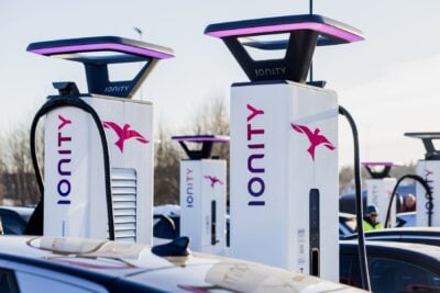 Estación de recarga Ionity para vehículos eléctricos