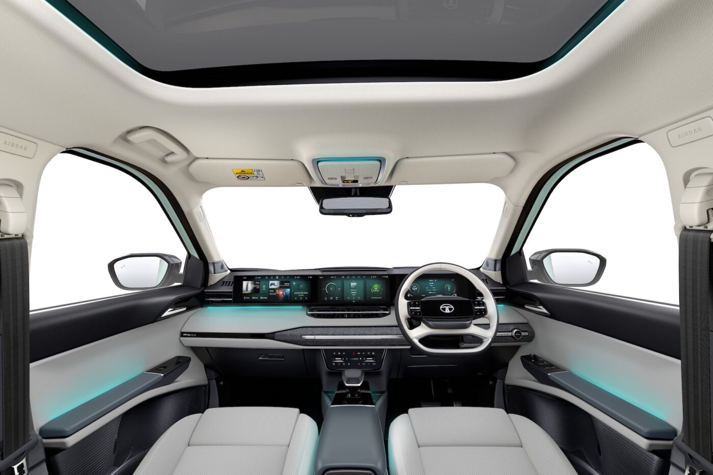 Interior del Tata Sierra EV Interior del Tata Sierra EV