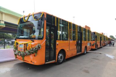 Vadodara electric bus jbm ecolife e9