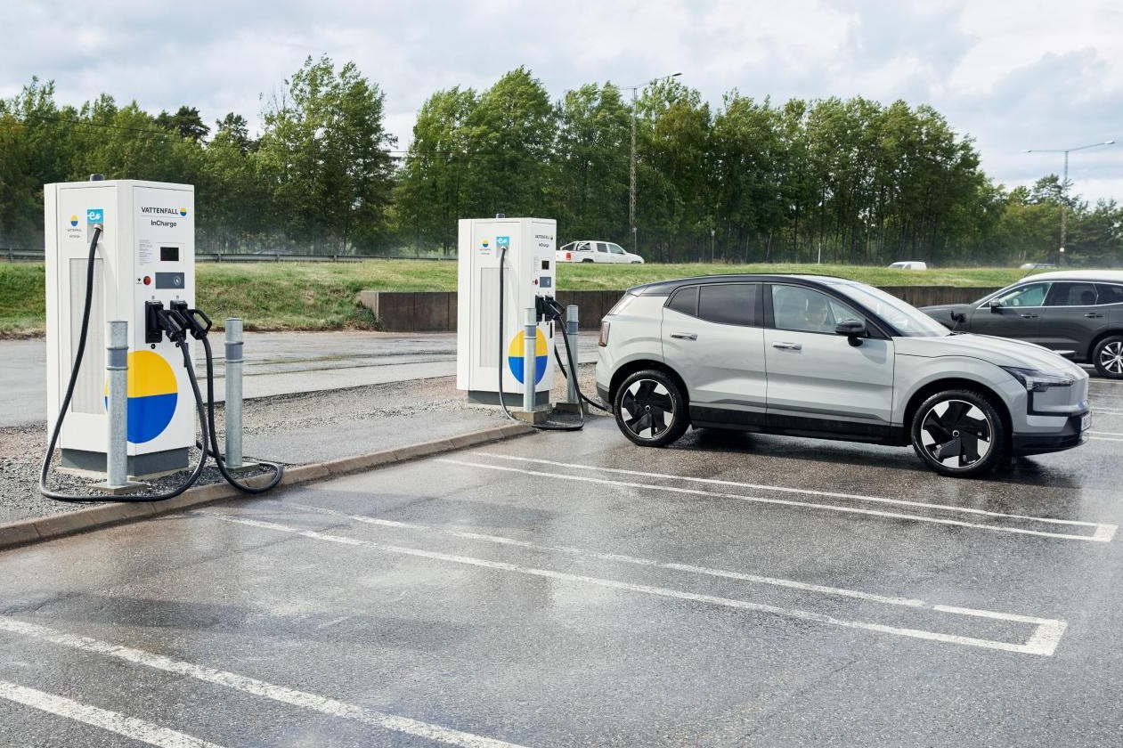 Vattenfall incharge ladestation charging station