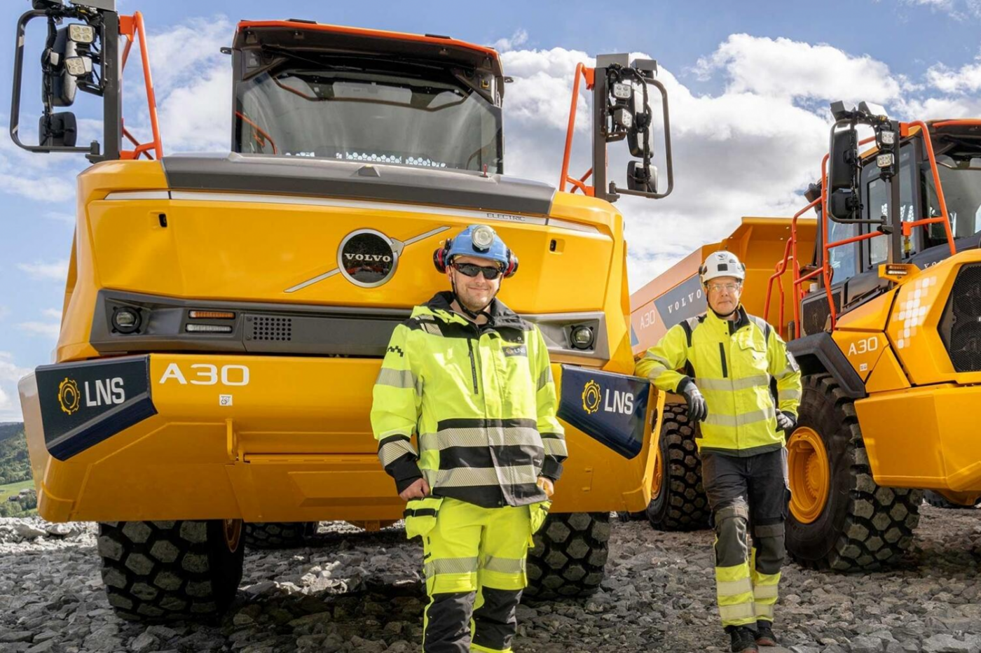 Volvo ce a electric baumaschine norwegen
